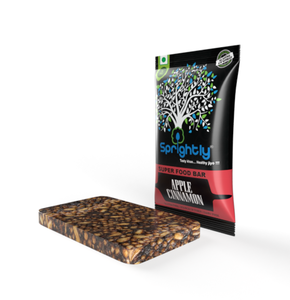 Snackodelight Apple Cinnamon Energy Bar (40g, Pack of 12)
