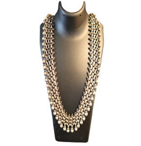 Elegant Handcrafted Statement Sterling Silver Neckpiece