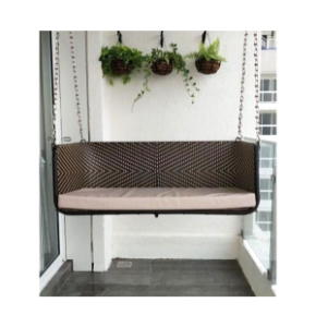 Attractive Home Decor Metal frame with all weather weave Swing