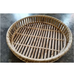 Handcrafted Organic Round Stick Serving Tray