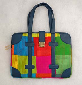 Patchwork Laptop Bag