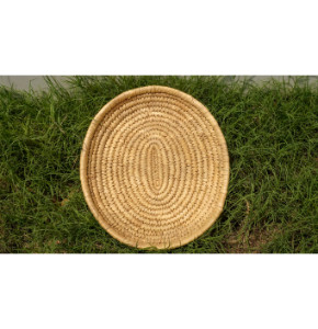 Home Decor Attractive Hand crafted Organic Sabai Natural Big Oval Tray