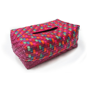 Handcrafted Eco-Friendly Palm Leaf Tissue Box Holder
