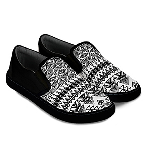 Rivir Flock Together Multicolored Women's Slip-On Canvas Shoes