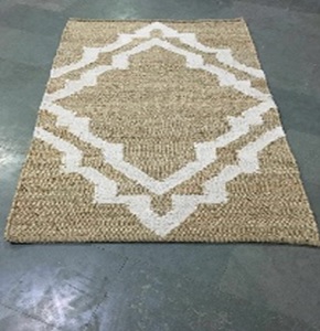 Jute Rug Natural and White
